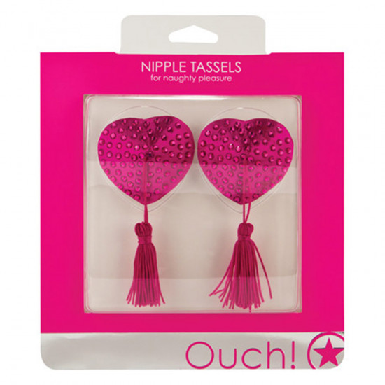 Ouch! Nipple Tassels Heart Roze