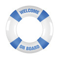Welcome On Board Cockring Wit