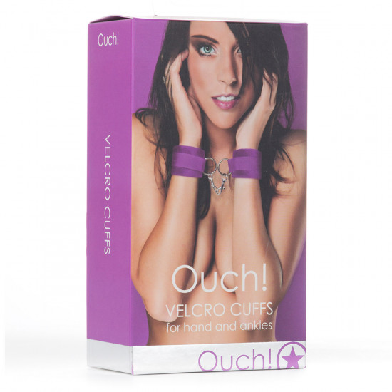 Ouch! Velcro Cuffs Boeien Paars