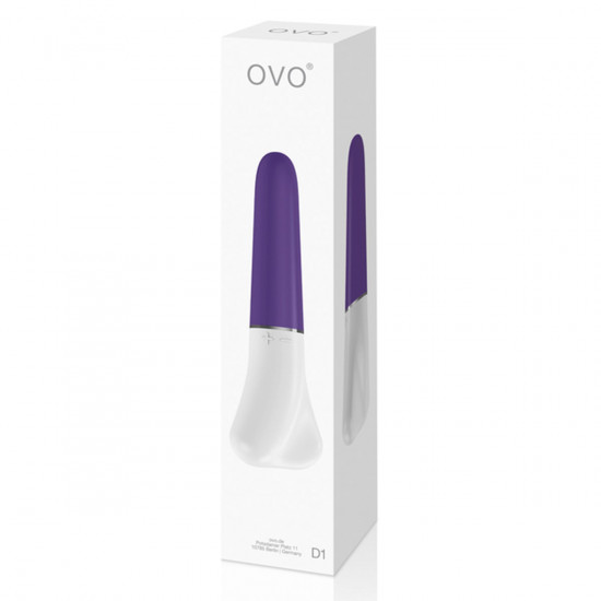 Ovo D1 Vibe Vibrator White / Purple