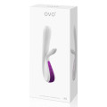 Ovo K5 Rabbit Vibrator Wit/Violet