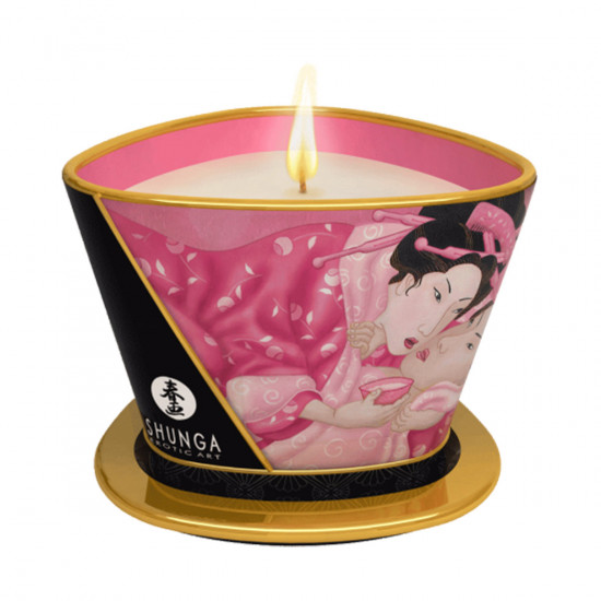 Shunga Candle Rose Aphrodisia Massage Kaars 170ml.