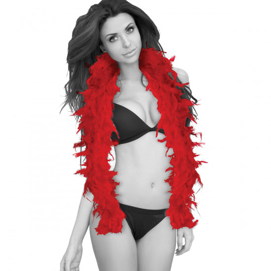 Seductive Feather Boa Rood
