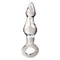 Icicles No. 13 Glazen Buttplug Transparant