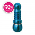 Pure Aluminium Mini Vibrator Blauw