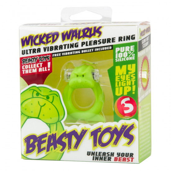 Beasty Toys Wicked Walrus Cockring Groen
