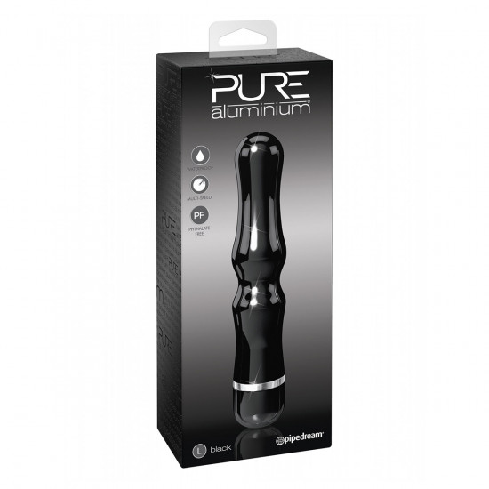 Pure Aluminium Vibrator Large Zwart