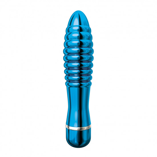 Pure Aluminium Vibrator Large Blauw