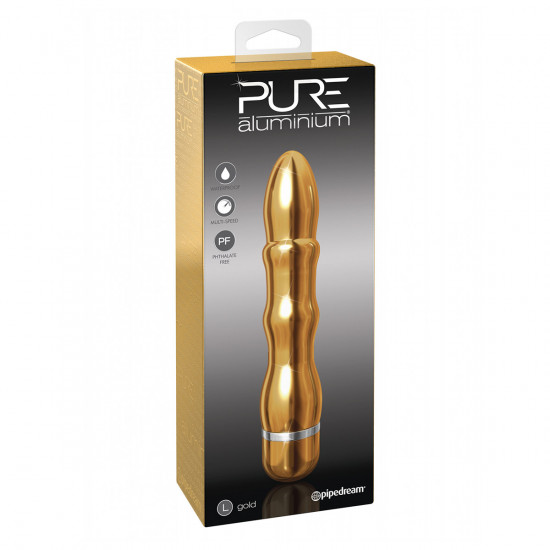 Pure Aluminium Vibrator Large  Goud