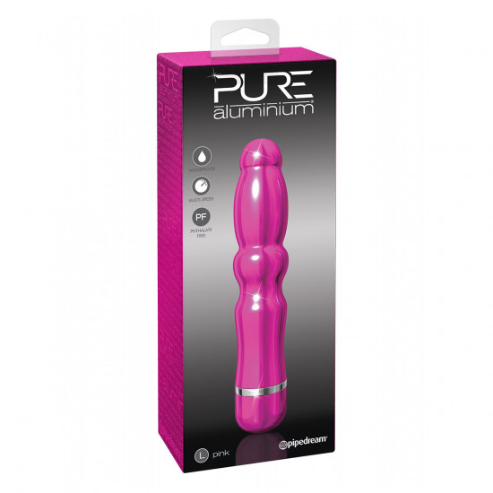 Pure Aluminium Vibrator Large Roze