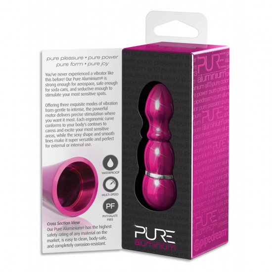 Pure Aluminium Mini Vibrator Roze