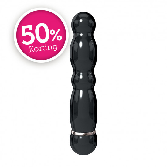 Pure Aluminium Vibrator Medium Zwart