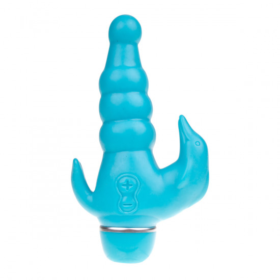 Soft Bend Flipper Vibrator Blauw