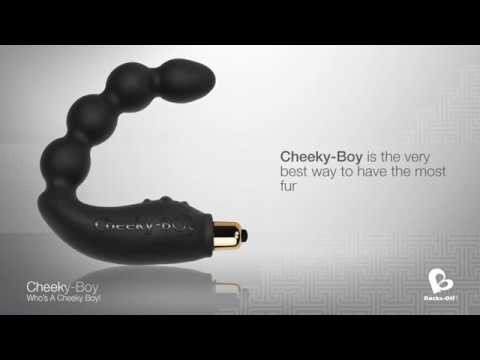 Rocks-Off Cheeky-Boy Anaal Vibrator Zwart