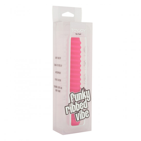 Funky Ribbed Vibe Vibrator Pink