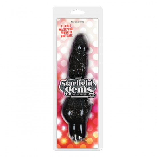 Starlight Gems Aries Vibrator Zwart
