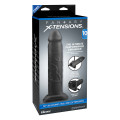 Fantasy X-tensions 10 Inch Silicone Hollow Extension Zwart