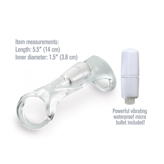 Fantasy X-tensions Vibrating Cock Sling Transparant