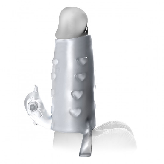 Fantasy X-tensions Deluxe Vibrating Enhancer Transparant