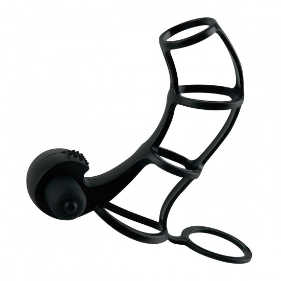 Fantasy X-tensions Deluxe Silicone Power Cage Zwart