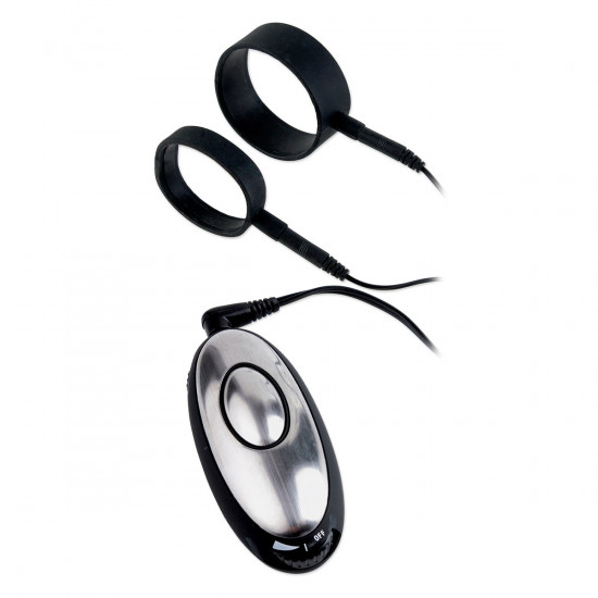 Shock Therapy Cock Strap Zwart