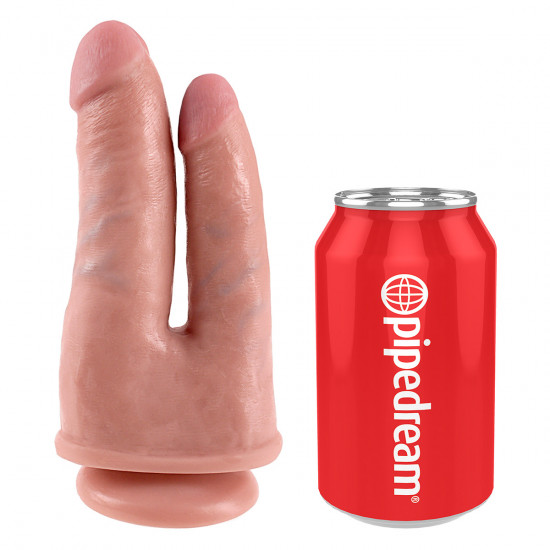 King Cock Double Penetrator Dildo Blank