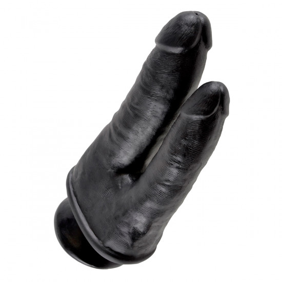 King Cock Double Penetrator Dildo Zwart
