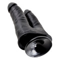 King Cock Double Penetrator Dildo Zwart