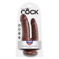 King Cock Double Penetrator Dildo Bruin