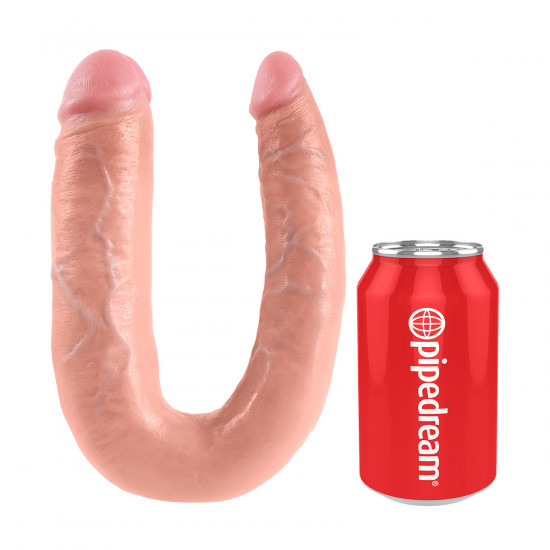 King Cock U-Shaped Large Double Trouble Dildo Blank