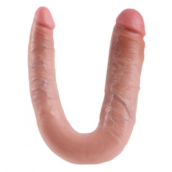 King Cock U-Shaped Large Double Trouble Dildo Blank