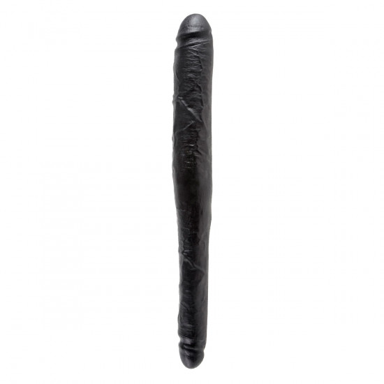 King Cock 16 Inch Tapered Double Dildo Zwart
