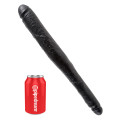 King Cock 16 Inch Tapered Double Dildo Zwart