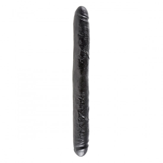 King Cock 16 Inch Thick Double Dildo Zwart