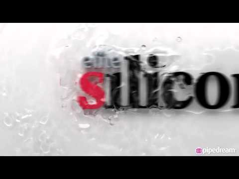 Large Silicone Butt Plug Zwart