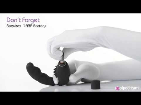 Vibrating Reach Around Vibrator Zwart