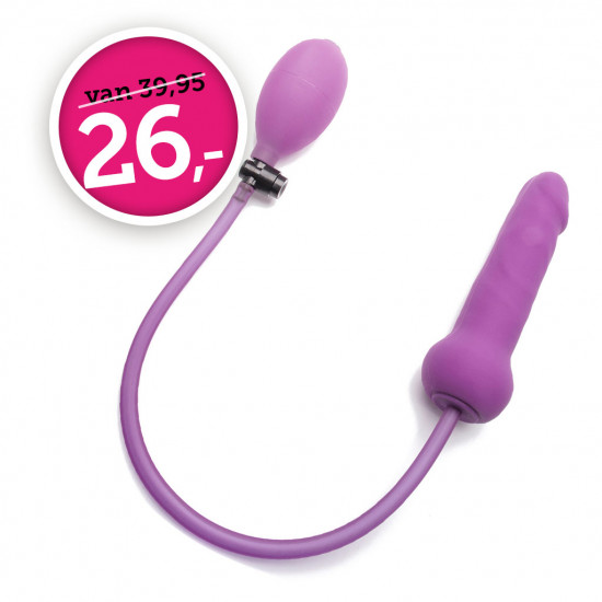 Ouch! Inflatable Silicone Dong Paars