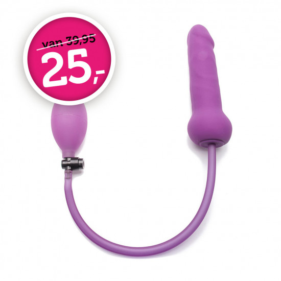Ouch! Inflatable Silicone Dong Paars