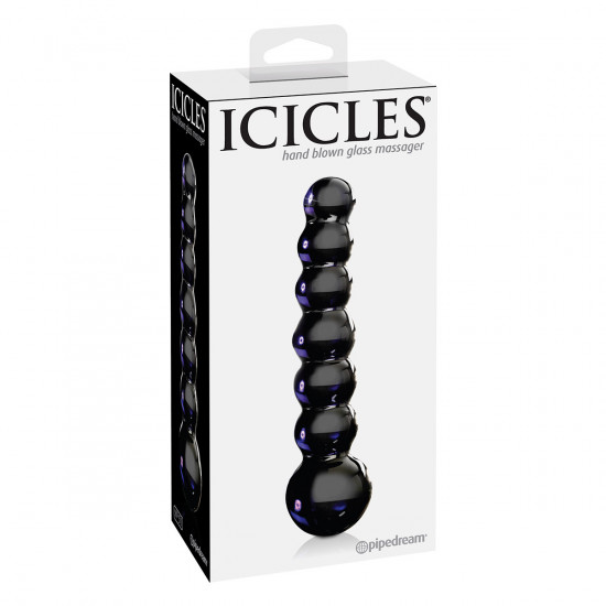Icicles No. 51 Glazen Dildo Blauw