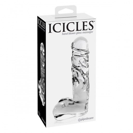 Icicles No. 40 Glazen Dildo Transparant