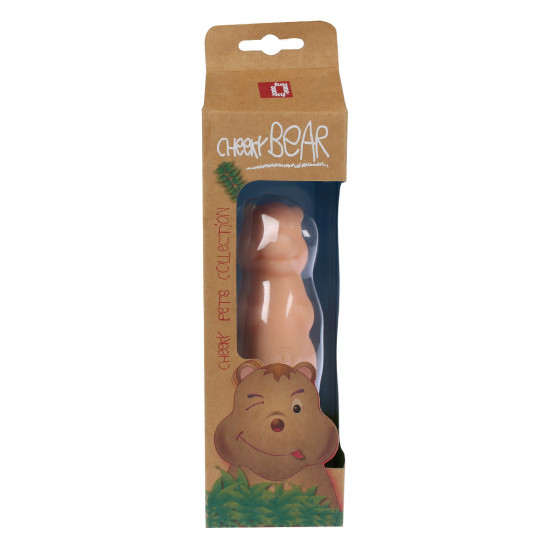 Cheeky Bear Mini Vibrator Huidskleur Blank