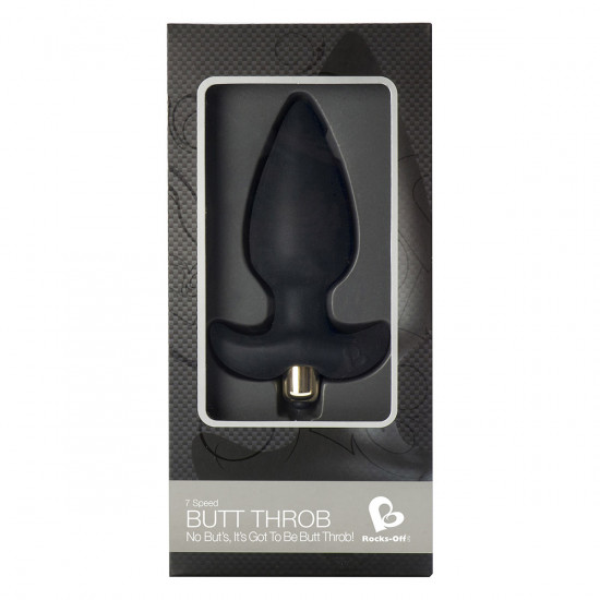 Rocks-Off Butt Throb Anaal Vibrator Zwart