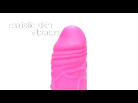 Shots Toys Realistic Skin Vibrator Medium Roze