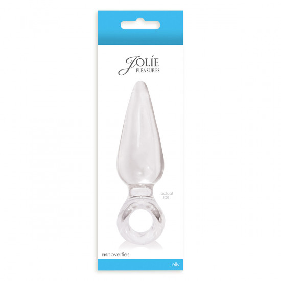 Jolie Pleasures Buttplug Transparant Medium