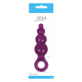 Jolie Ripples Buttplug Plum Medium