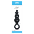 Jolie Ripples Buttplug Zwart Medium