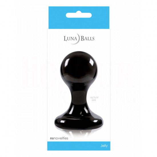 Luna Balls Buttplug Zwart Medium