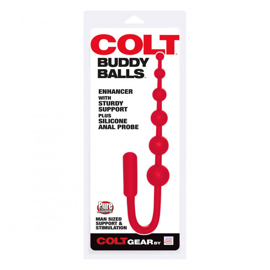 Colt Buddy Balls Anaal Kralen & Cockring Rood