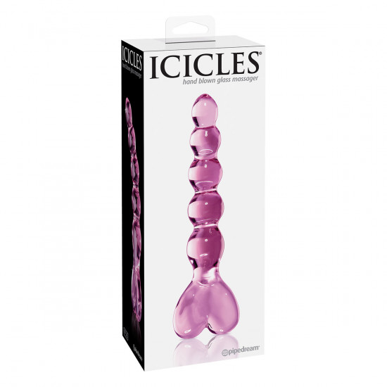 Icicles No. 43 Glazen Dildo Roze