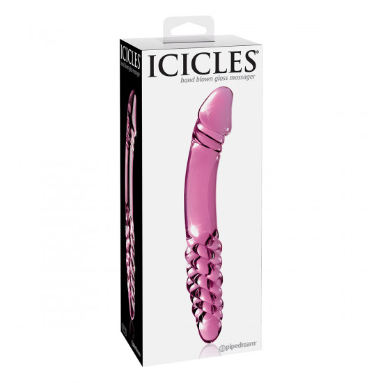 Icicles No. 57 Glazen Dildo Roze